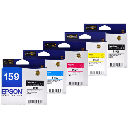 10 Pack Epson 159 Genuine Ink Cartridges